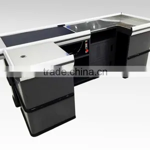 Electric Checkout Counter With Stainless Table thumbnail-1