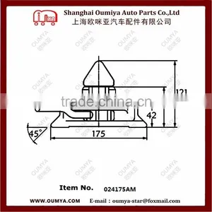 23.Semi Trailer Parts / Twist Container Lock 024175AM thumbnail-3