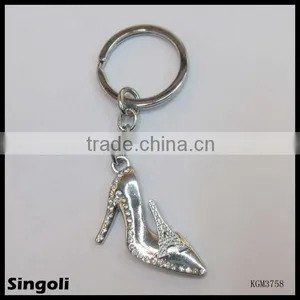Fashion Metal Fashion High-heeled Shoes Key Chain thumbnail-1