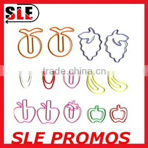 Mixed Color Fruit Shaped PET Coat Paper Clip thumbnail-1