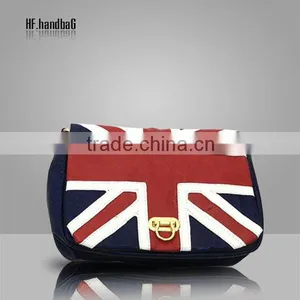 The New England Flag Vintage Messenger Crossbody Bag Chain Female thumbnail-1