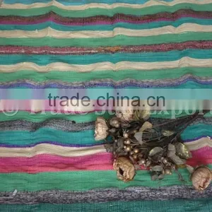 Handmade Cotton Rugs Reversible Area Rug Hand Loomed Rug Reversible Bohemian Throw thumbnail-6