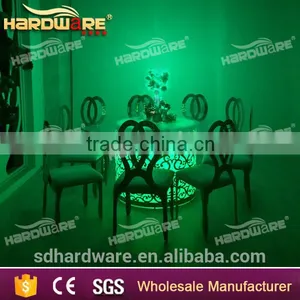 Metal Wedding Round Table Led Wedding Dining Table thumbnail-4