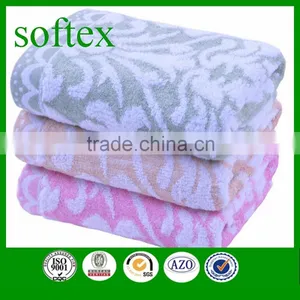 Bamboo Velour Washclothes / Bamboo Fabric Jacquard Face Towel thumbnail-1