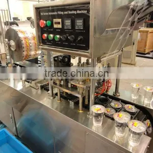 Plastic Cup Filling Machine, Pudding Cup Filling Machine, Cup Filler, Jelly Filling Machine thumbnail-1