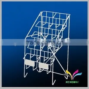 School Supply Free Standing Wire Tabloid Library Newspaper Racks thumbnail-1