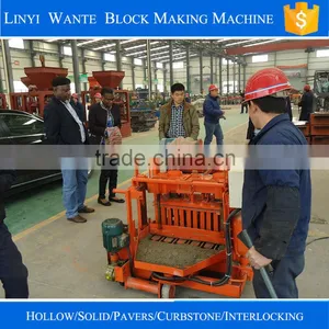 QT40-3 Mini Egg Laying Concrete Block Machine Price thumbnail-4