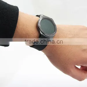 Black Smart Watch Bracelet Silicon Watch Band /Silicon Strap Wristband For SAMSUNG GEAR S R750 thumbnail-6