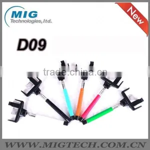 New Arrival D09 With Mirror Monopod Selfie Stick, Monopod With Bluetooth Shutter Button for Camera and Mobile Phone thumbnail-1