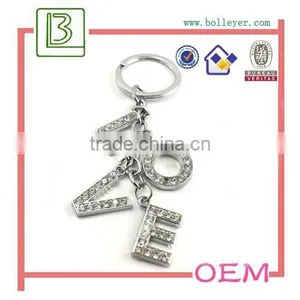 Letter Number Metal Keychain thumbnail-4