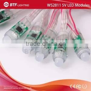 Transparent Wire 12mm WS2811 Pixel Led Module, 5V IP68 Waterproof thumbnail-1