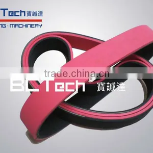 Ribbed Belt With Vulcanized Red Rubber thumbnail-1