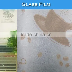 S040 12 Micron Colored Print Decoration Glass Window Covering thumbnail-6