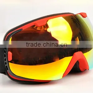 Eyewear Sports Protective Safety Glasses Anit-fog UV Protective Snowmobile Skiing Snowboarding Goggles thumbnail-1