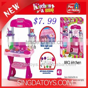 Pink Color Hot Sell for Kids Barbecue Utensils Kitchen Set for Kids thumbnail-1