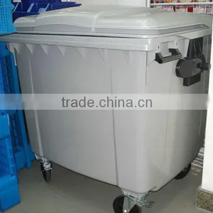 Industrial Square Large Outdoor Garbage Bin With Wheels Quality Choice thumbnail-5