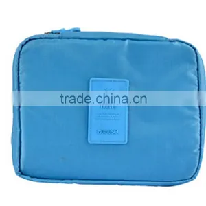 Travel Series Water Resistant 100% Polyester Cosmetic Bag, Polyester Make up Bag thumbnail-2