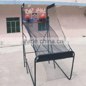 Super Rolling Basketball Shooting Machine With Electronic Scoreboard & Steel Stand thumbnail-1