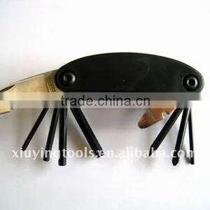 TOP Folding Hex Key Set( CRV Steel) thumbnail-1