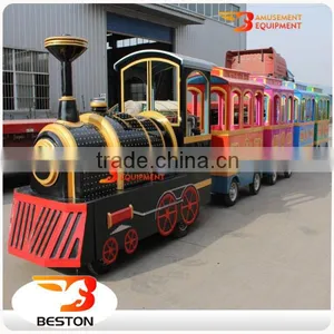 Great Fun Latest Outdoor Amusement Park Trackless Trains for Sale thumbnail-1