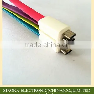 Colorful Design Flat Noodle Magnetic 2.0 Usb Mobile Cable for HTC Mobile Cellphone thumbnail-3