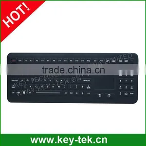 Rugged Touchpad Silicone Industrial Medical Keyboard Desktop For Hygienic thumbnail-1