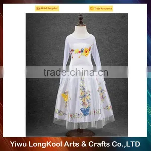 2016 Hot Sale New Design White Princess Tutu Dress Beautiful Girls Dress thumbnail-1