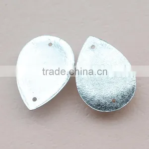 Flatback Gemstone Cabochon 18*25 mm Teardrop Sew On Crystal AB Rhinestone ,Earring Pendent Baeds thumbnail-2