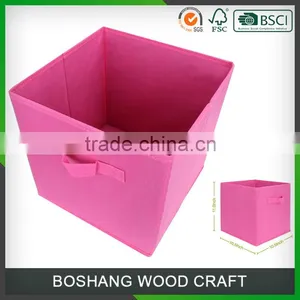 2016 Pink Non-Woven Fabric Light Storage Box Quality Choice thumbnail-1