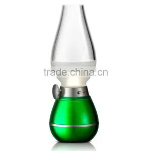 Colorful Wireless Blowing Control Kerosene Oil Desgin LED Lamp thumbnail-2