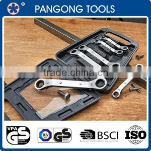 Offset Box Gear Ratcheting Ratchet Wrench Set MM thumbnail-1