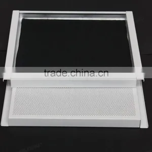 Easy-Installed K- Shaped Perforated Ceiling Tiles Aluminum Ceiling Board, Suspended Ceiling Tiles Wholesale thumbnail-1