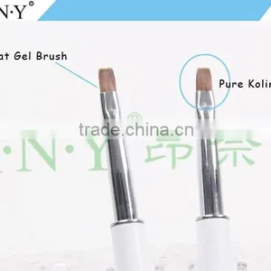 ANY Nail Art UV Gel Nails Building Crystal Pure Kolinsky Nail Art Brush Flat Gel Art thumbnail-6