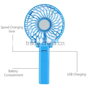 Portable Usb Fan Electronic Led Handheld Mini Fan thumbnail-5
