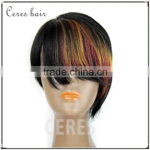 Henan Ceres Wholesale Real Indian Human Hair Lace Front Wig With Baby Hair thumbnail-2