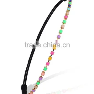 Women Lady Headband Crystal Elastic Hair Band For Wedding Bridal Party Hair Hoop thumbnail-5