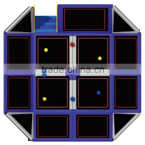 Kaiqi NonToxic Playground Equipment Trampoline Series With International Standard KQ60153B thumbnail-2