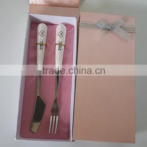 2015 New Design Small Knife and Spoon Ceramic Cutlery Set thumbnail-5