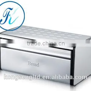 Bread Bin - Steel Kitchen Bread Box thumbnail-1