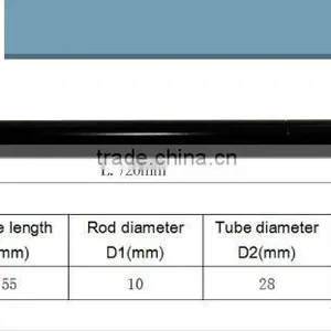 Tension / Traction / Pull Gas Spring LQ10/28-155-720(Q-Q)500 thumbnail-6