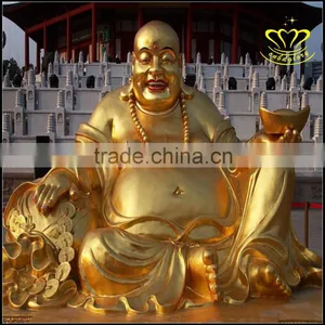 Maitreya Buddha Casting Bronze Statue of the Temple of the Temple Worship Buddha Sculpture thumbnail-1