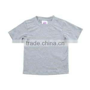 Kaiyo New Design Custom T-shirt Boutique Simple Pure Color Round Collar Short Sleeve Baby T-shirt OEM Factory Direct Sale Kids thumbnail-5