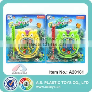 2 Colors Wind up Plastic Toy Fishing Game thumbnail-1