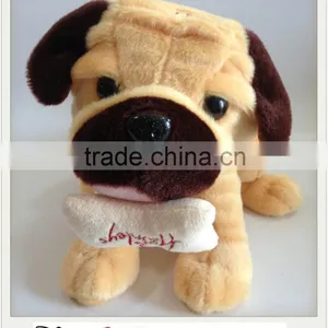 Animated Plush Toy French Bulldog thumbnail-1
