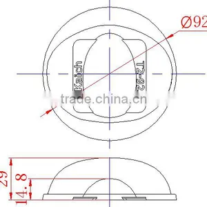 Led Glass Lens 92mm Optical Instrument for COB Led Street Light Urban Road Lighting KC92-T2 thumbnail-6