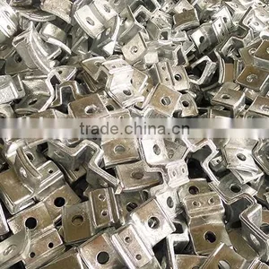 Electric Power Line Fitting Anchor Bracket / Pole Line Bracket With Screw thumbnail-2
