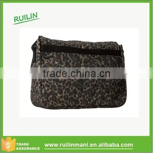 True Messenger Army Cheetah Crossbody Bag Leopard Print Satchel Bag Pantherine Message Shoulder Bags With Magnetic Snap Closure thumbnail-2