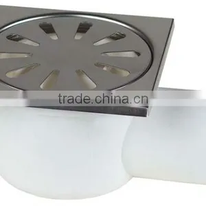 10x10 Floor Siphon With Stainless Steel Strainer 50mm Side Outlet (YP105) thumbnail-1