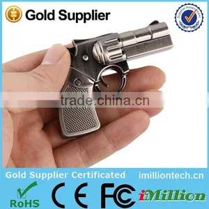 2gb-128gb Capacity and Metal Material Gun Shape Usb Flash Drive thumbnail-3