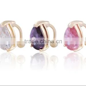 Hot Sale Sex Belly Ring Peach Heart Navel Ring thumbnail-1